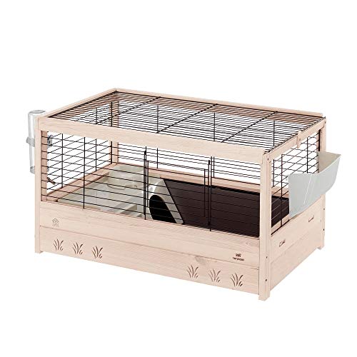ferplast-arena-80-cage-lapins-et-cochons-d-inde-82x52x45-5-cm-bois-fsc-avec-acce image 8