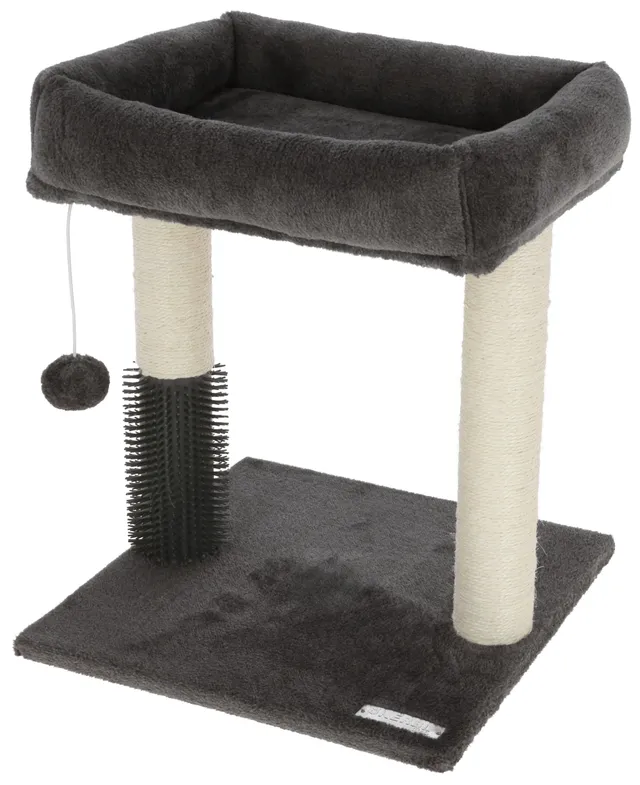 kerbl-pet-arbre-chat-rosi-gris-48-cm-avec-griffoir-sisal image 1