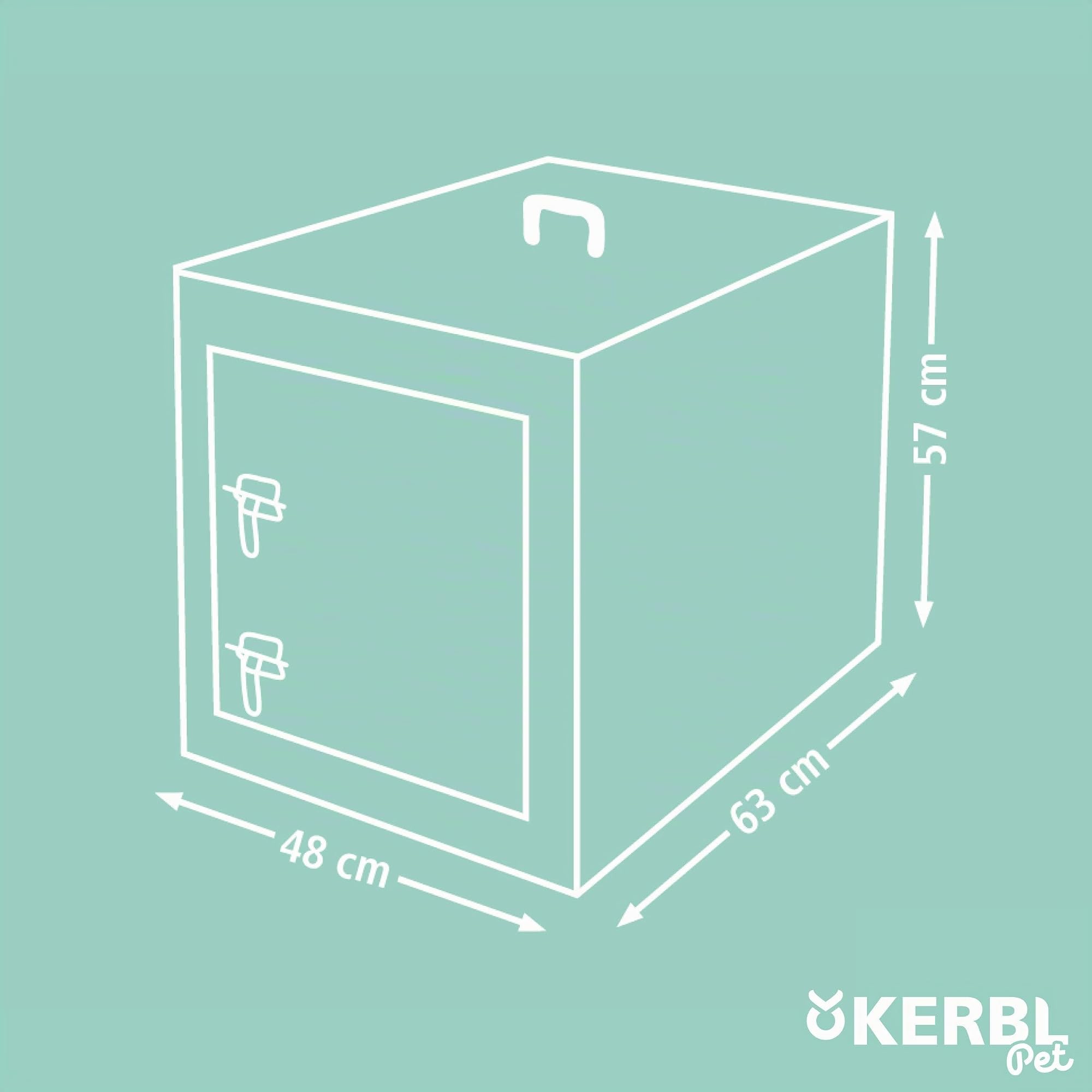 kerbl-pet-cage-de-transport-grillag-e-m-tal-noire-63-x-48-x-57-cm-1-porte image 5