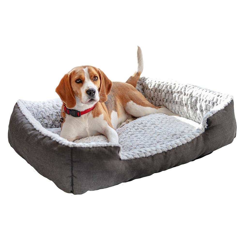 ferplast-sweetie-45-canap-rembourr-chien-et-chat-48-x-37-x-16-cm-blanc-gris image 4