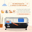 pawhut-cage-roulante-pour-petits-animaux-35-l-avec-plateforme-rampe-gamelle-et-a image 6
