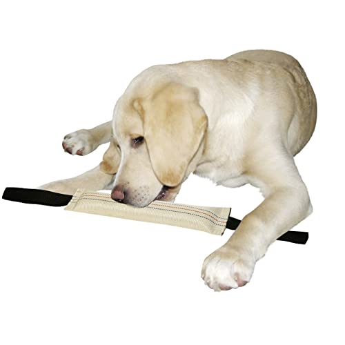 kerbl-boudin-de-mordant-pour-chien-31-cm-beige-noir-flottant image 4