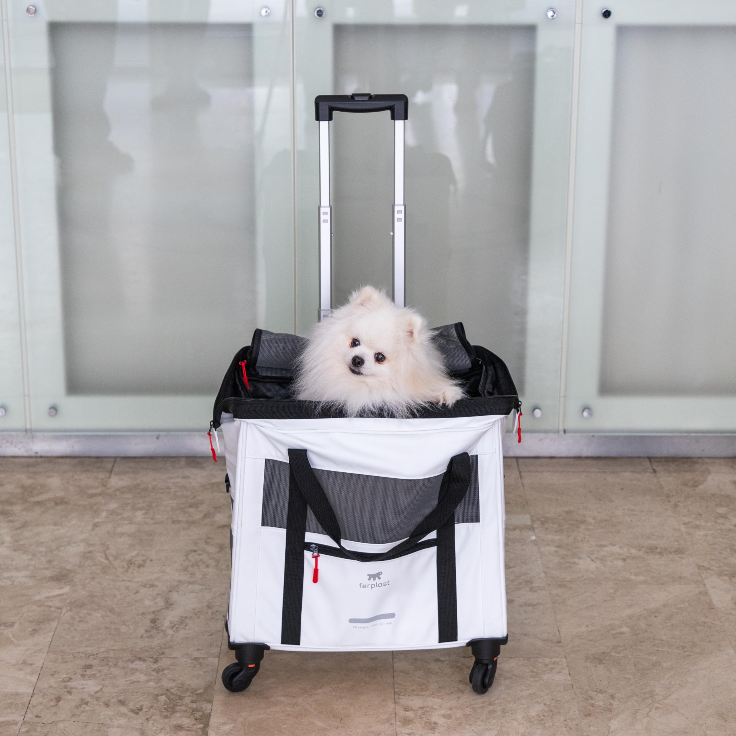 ferplast-voyager-trolley-sac-de-transport-chien-et-chat-roulettes-co-cuir-blanc- image 3