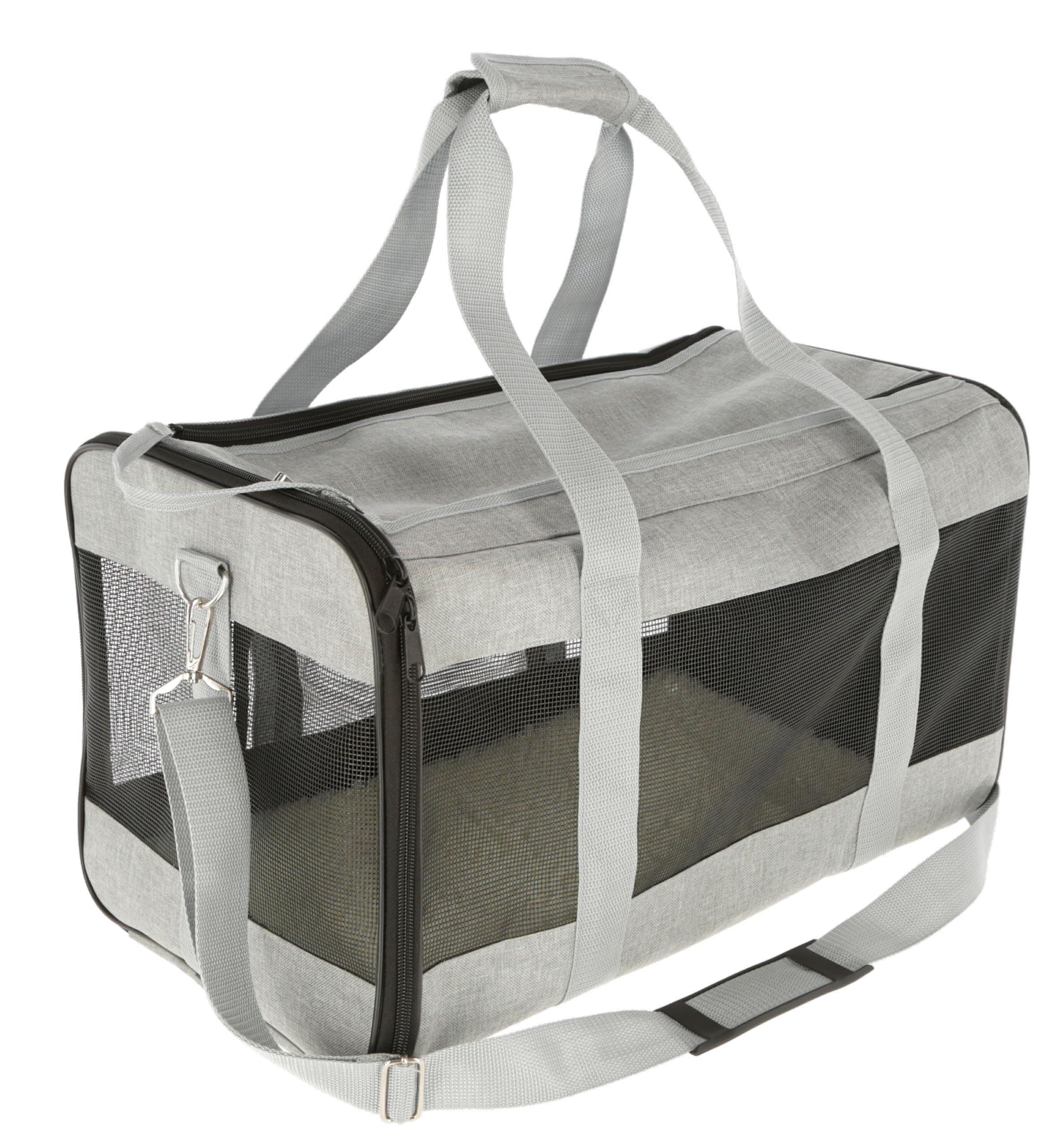 kerbl-pet-sac-de-transport-casual-gris-41-x-28-x-29-cm-pour-petits-chiens image 1