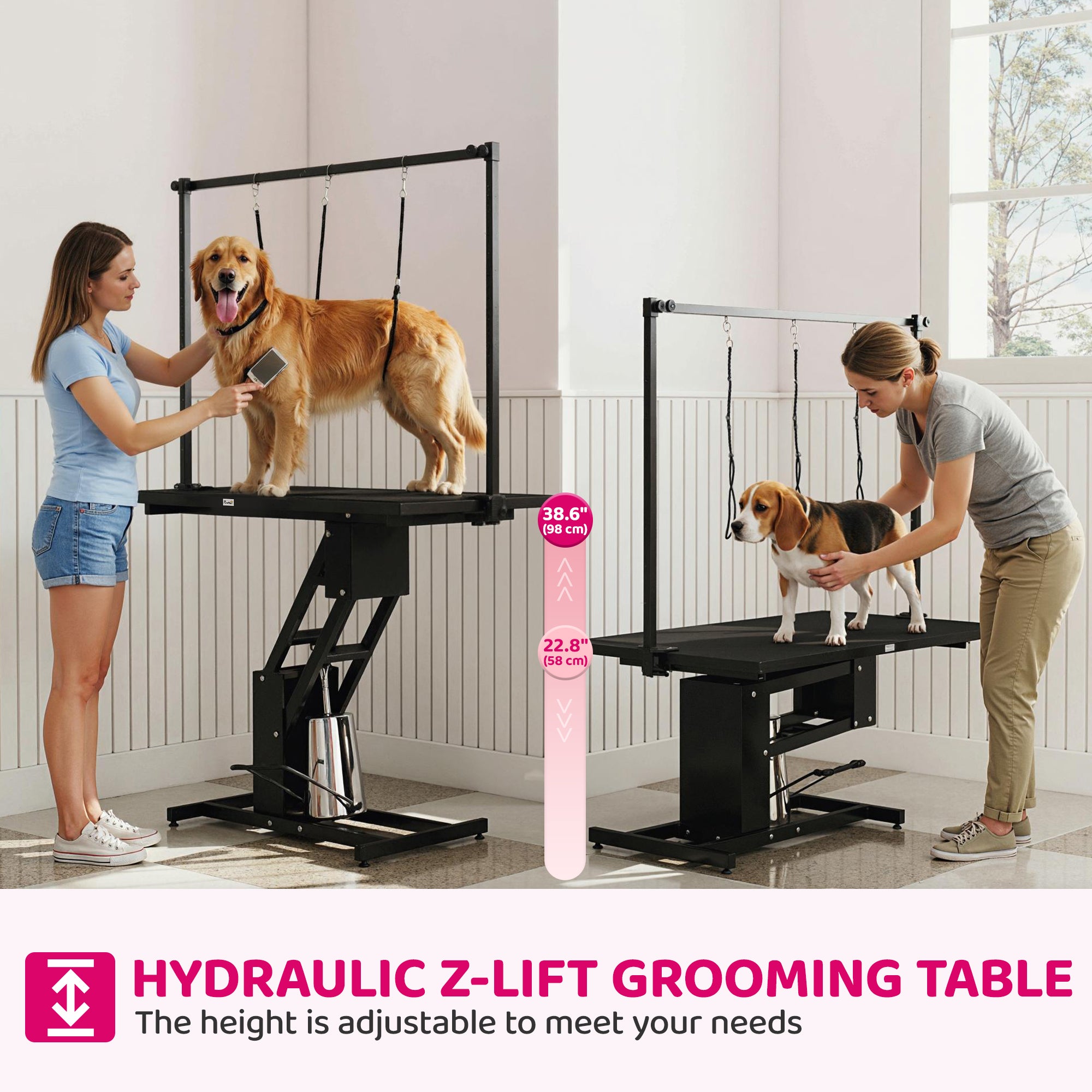 pawhut-table-de-toilettage-hydraulique-z-lift-43-120-kg-noire image 6
