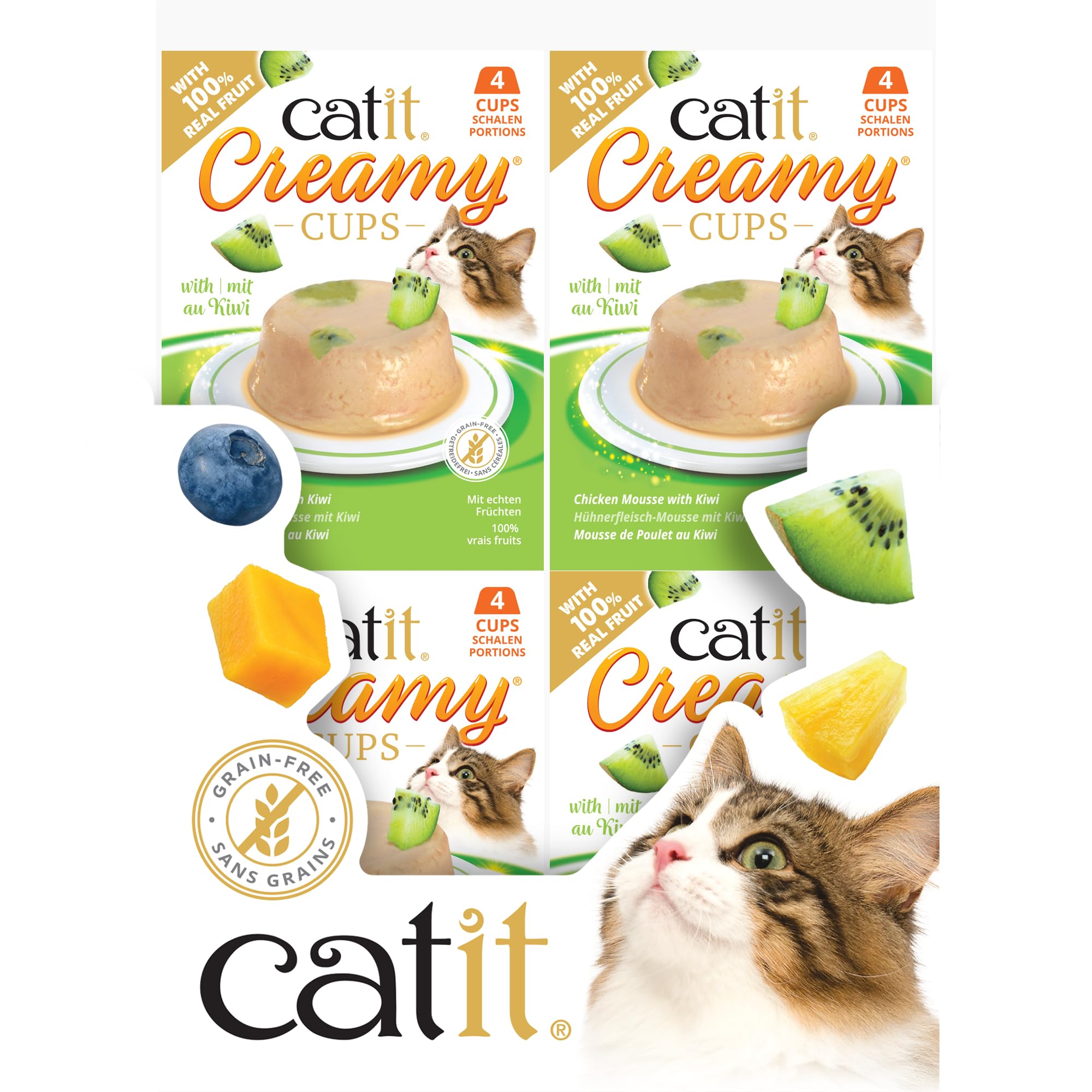 catit-creamy-cups-poulet-au-kiwi-friandise-chat-4x25-g image 6