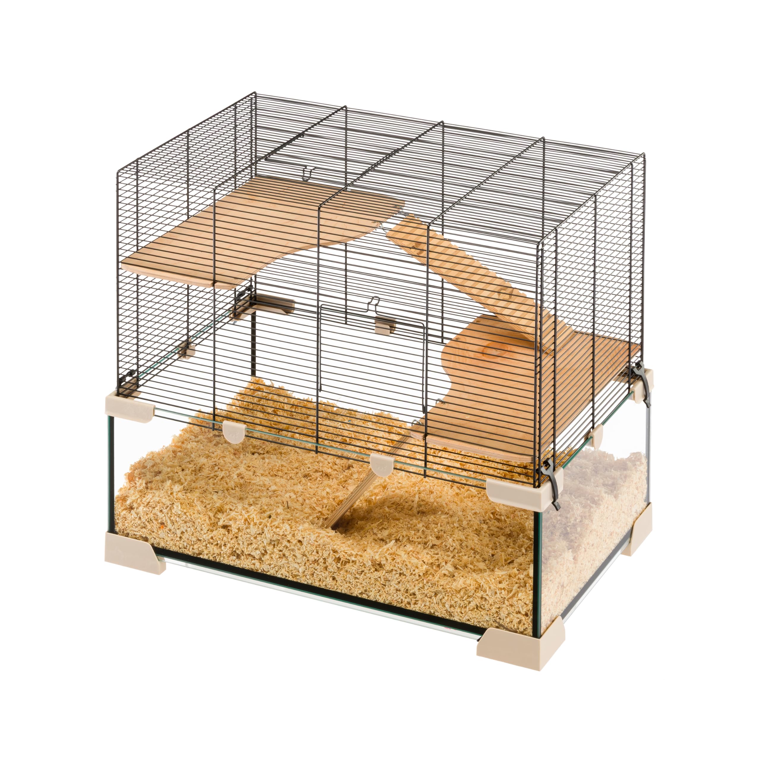 ferplast-karat-60-cage-hamster-et-souris-2-tages-verre-et-m-tal-avec-accessoires image 4