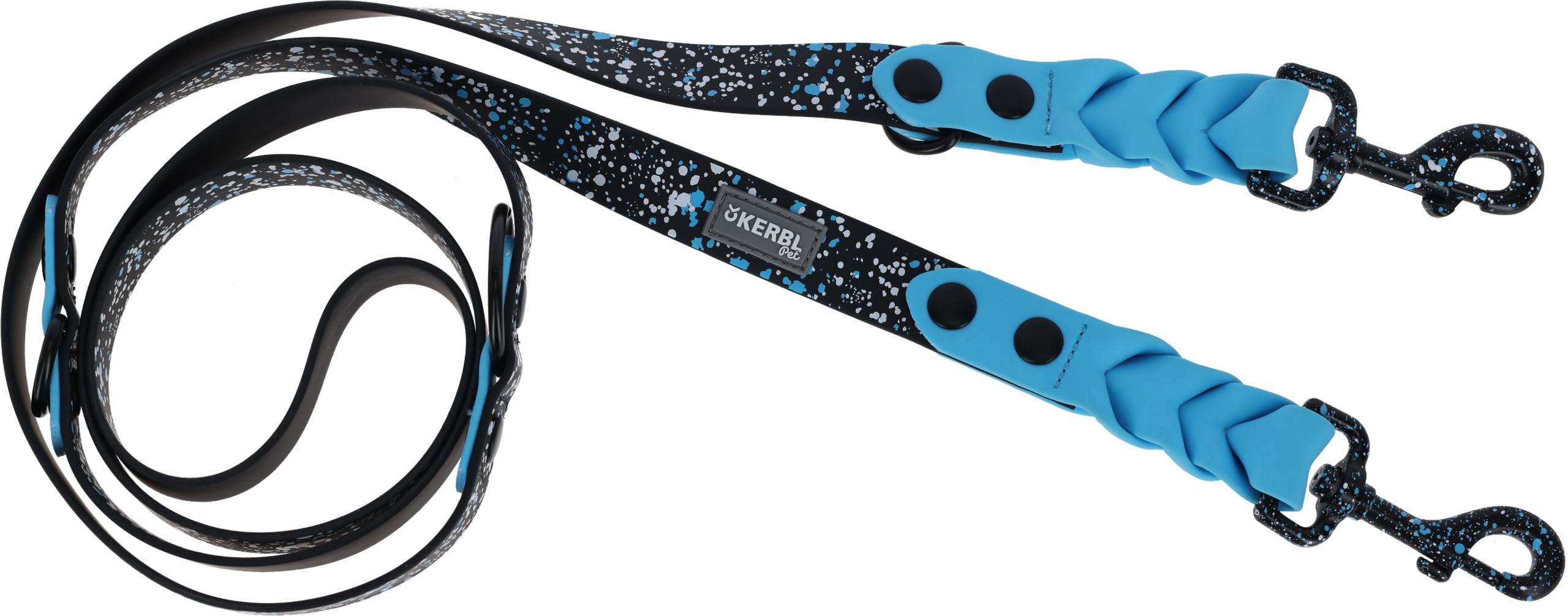 kerbl-lima-laisse-chien-bleu-noir-25-mm-x-200-cm image 4