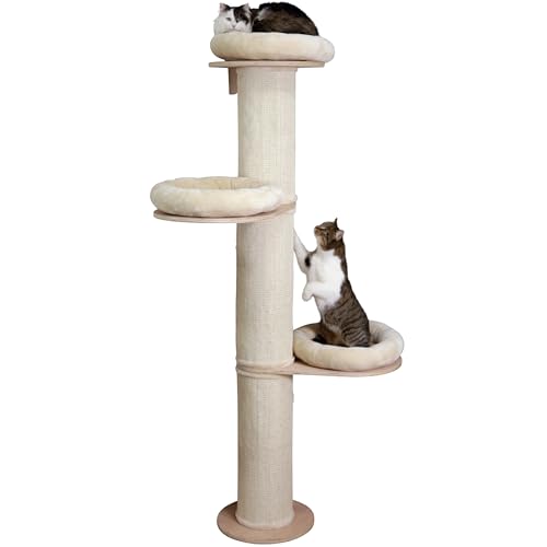 kerbl-pet-dolomit-tower-arbre-chat-beige-38-cm-h-187-cm image 6