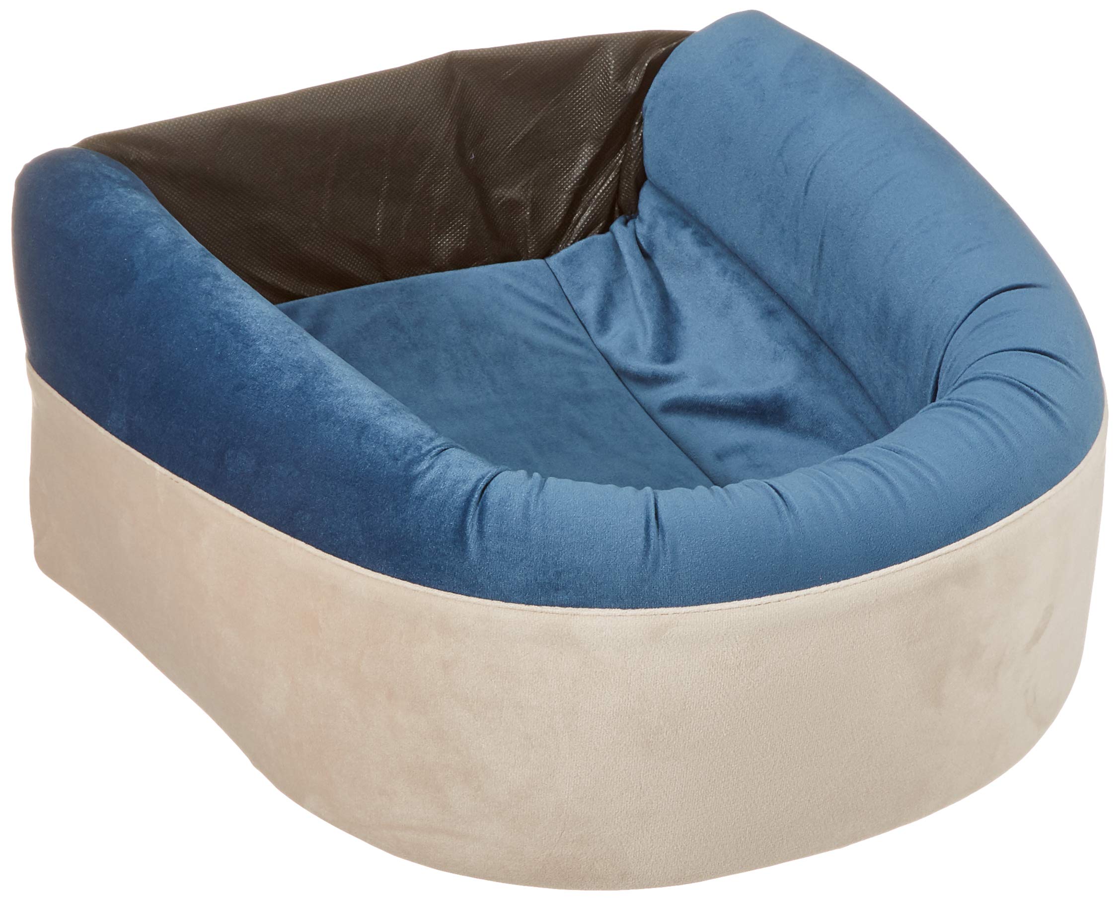 ferplast-majesty-20-niche-pour-chat-d-int-rieur-en-velours-bleu-40-x-34-x-h-36-c image 2
