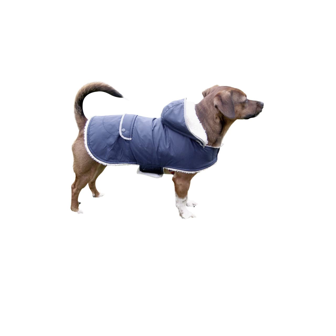 kerbl-pet-manteau-chaud-pour-chien-teddy-48-cm-avec-bandes-r-fl-chissantes image 1